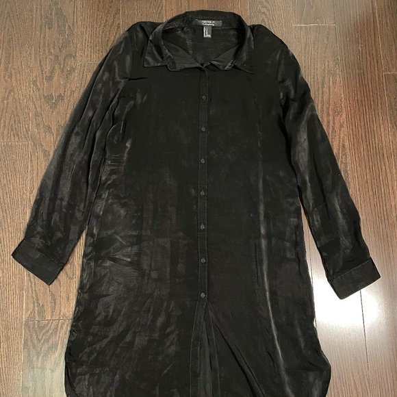 Forever 21 Contemporary Floral Shirt Dress - Picture 4 of 8